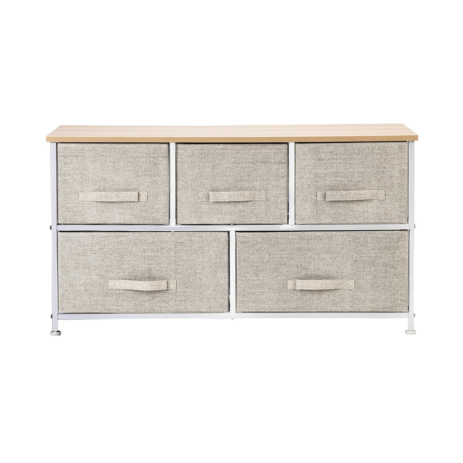 5 Drawer Linen Dresser - Natural