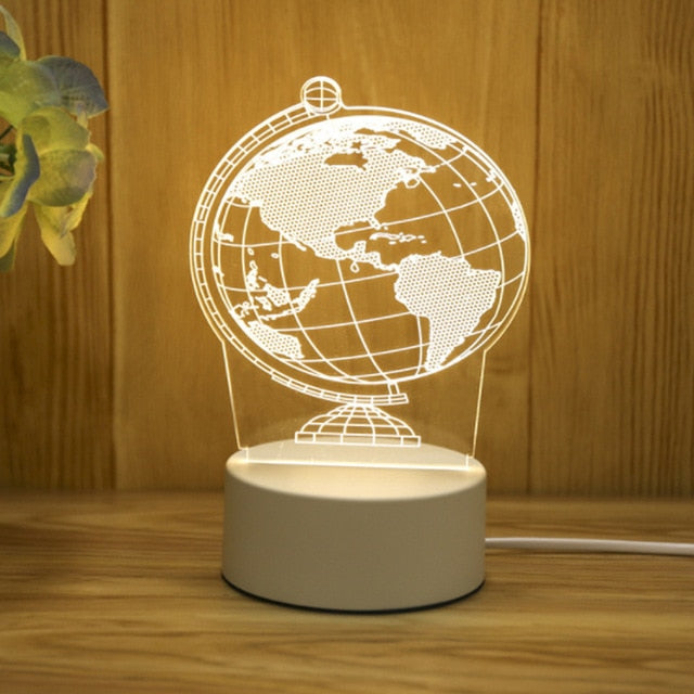 Small acrylic lamp discount