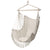 Bohemian Beige Hanging Hammock Swing