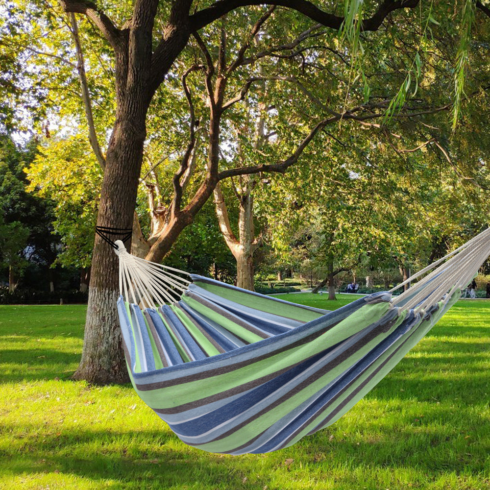 Blue Stripe Hammock In A Bag