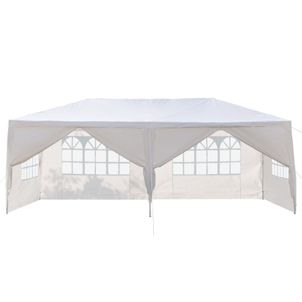 White 3x6m Six Sided Party Tent