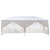 White 3x6m Six Sided Party Tent