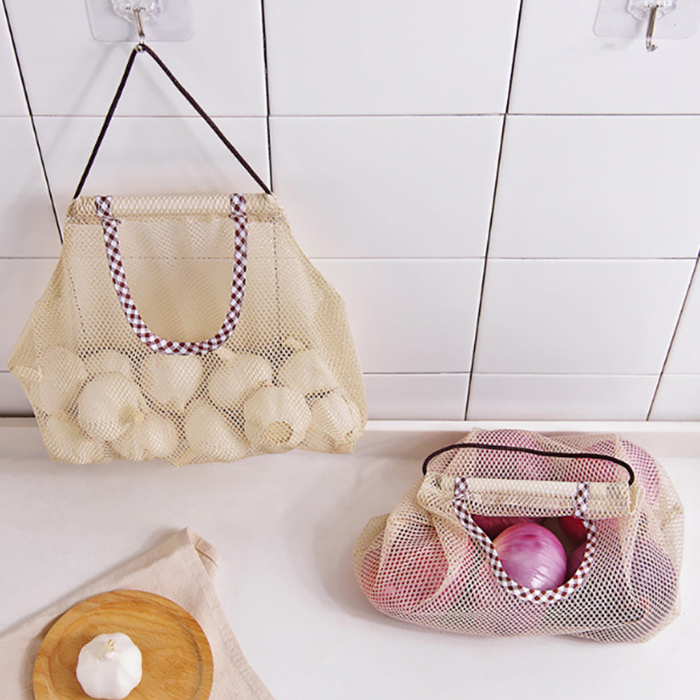 Kitchen Hanging Fruit & Veg Mesh Storage Bag