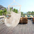 Bohemian Beige Hanging Hammock Swing