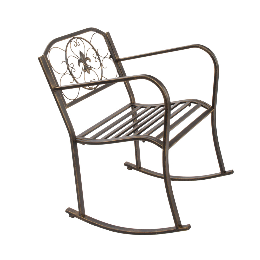 Bronze Cast Aluminium Rocking Chair