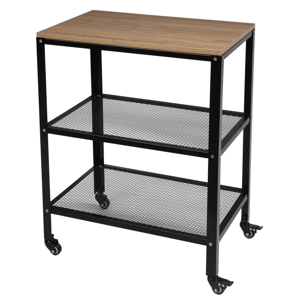 Grey Functional Wheeled Utility Cart