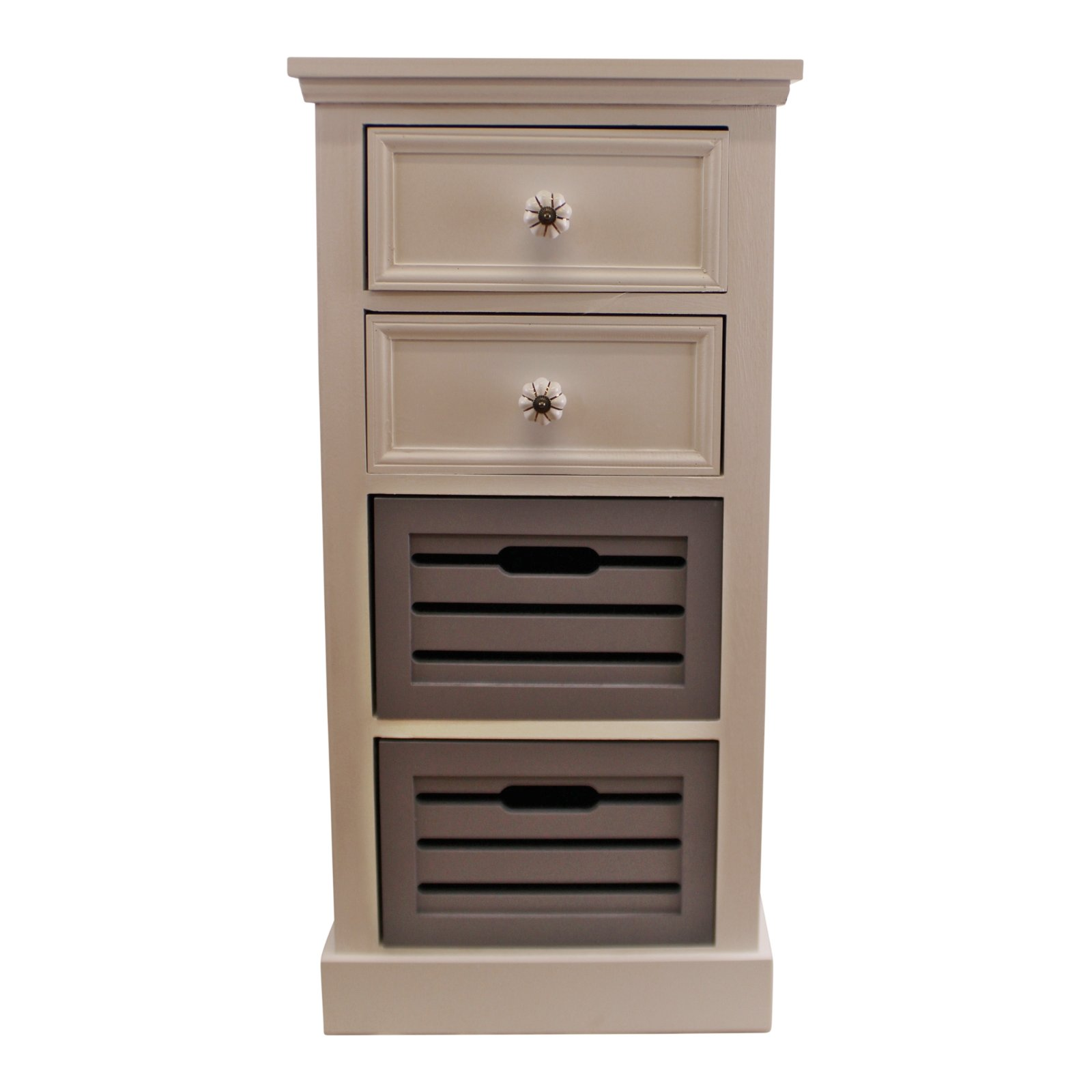 Cotswold Grey & White 4 Drawers