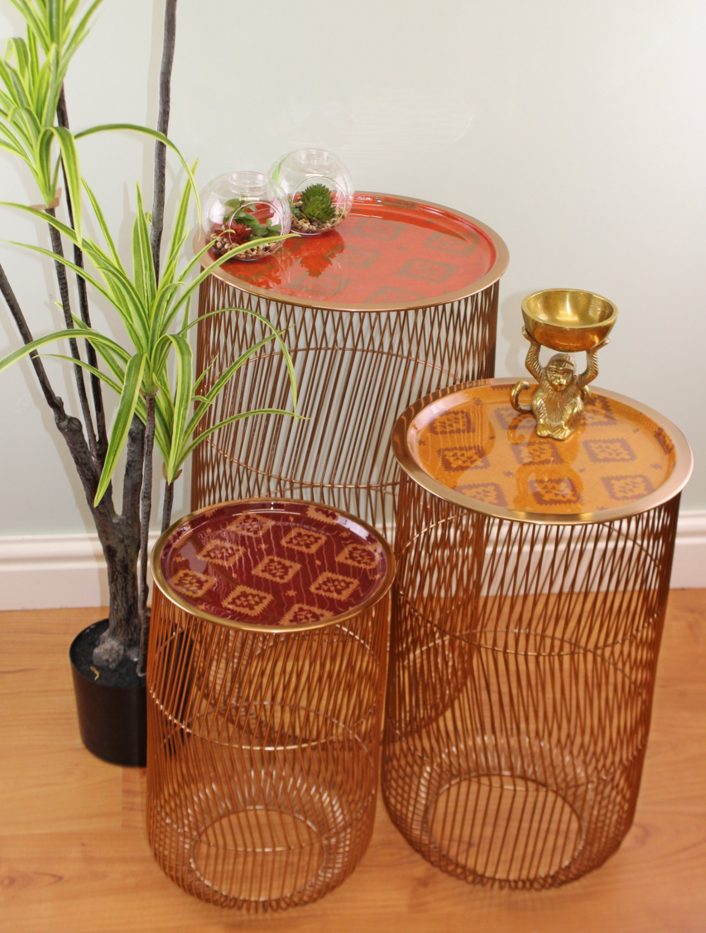 Zwina Wire Tables - Set of 3