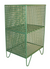 Mesher 2 Shelf Cabinet - Green