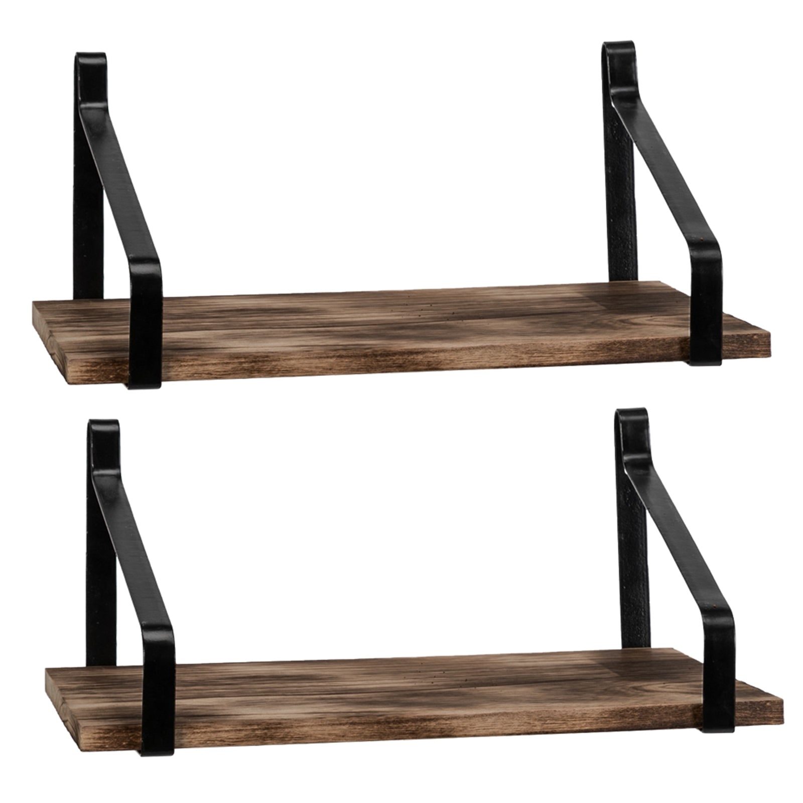 Rustic Floating Wall Shelves