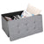 Ashford Grey Storage Ottoman