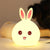 Multicoloured Rabbit LED Night Light