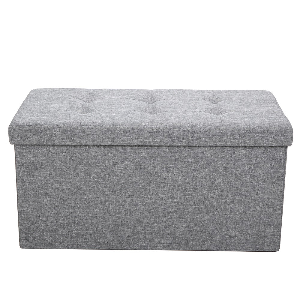Ashford Grey Storage Ottoman