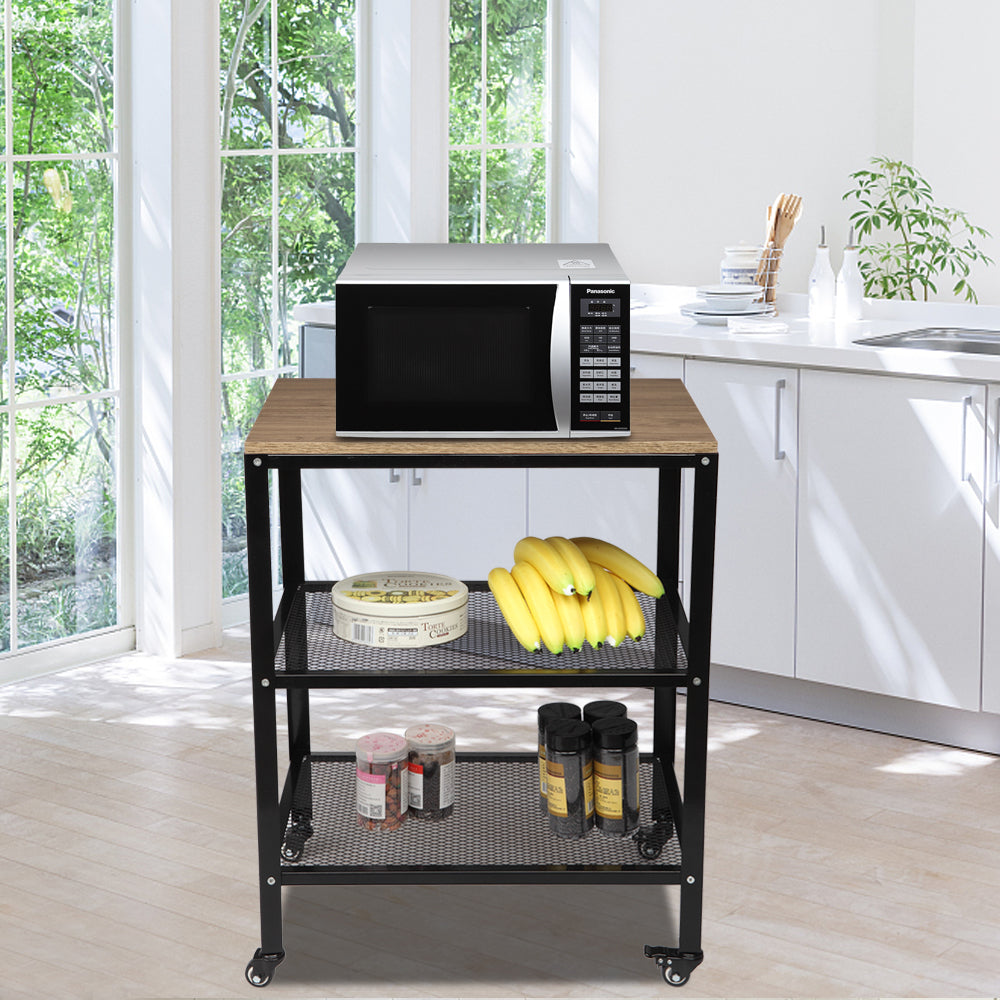 Grey Functional Wheeled Utility Cart