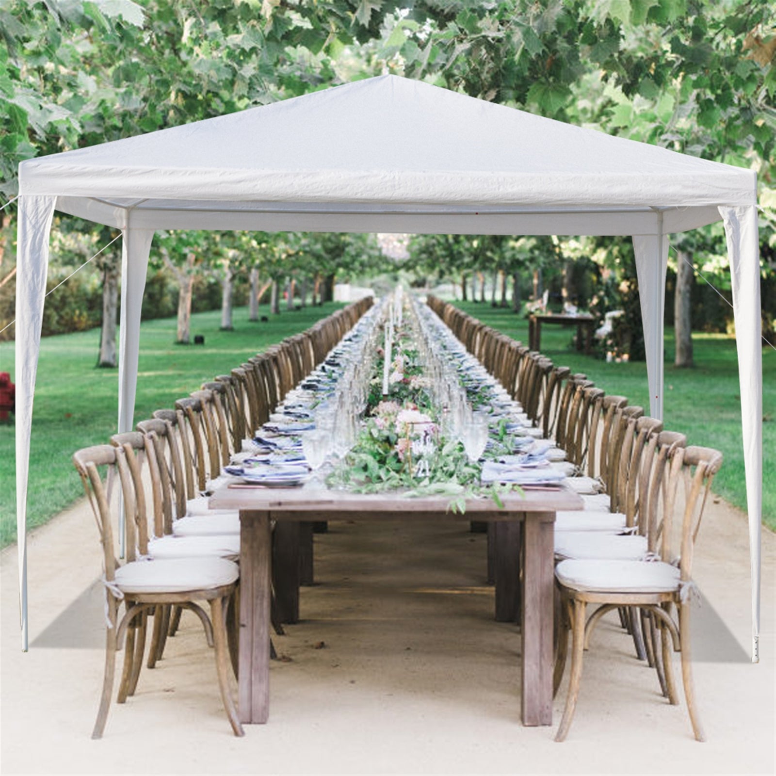White 3 x 3m Gazebo