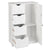 Caddino Seven Store Cabinet - White