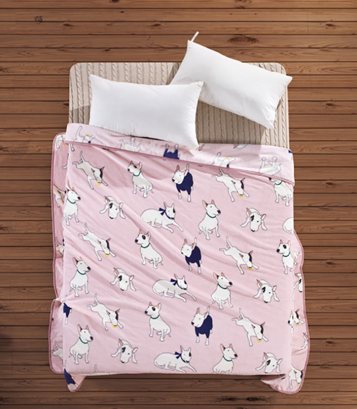 Terrier Fleece Blanket