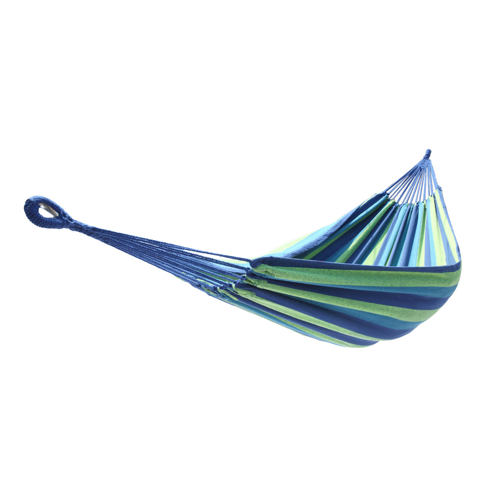 Thick Blue Stripe Hammock In A Bag
