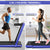 2 in 1 Folding Treadmill with Bluetooth