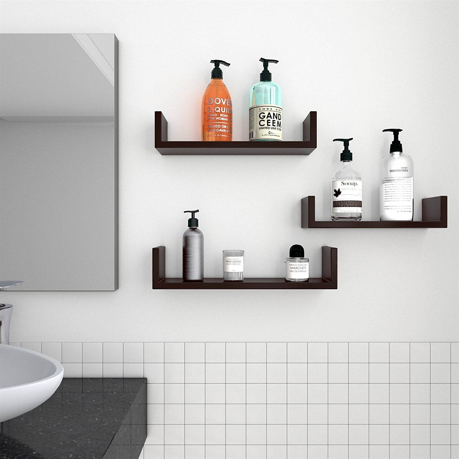 Set of 3 Floating Shelves