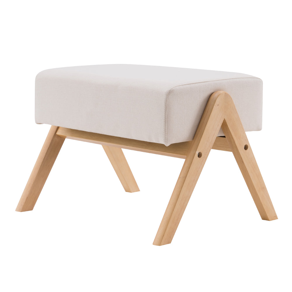 Classico Small Beige Footstool