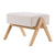 Classico Small Beige Footstool