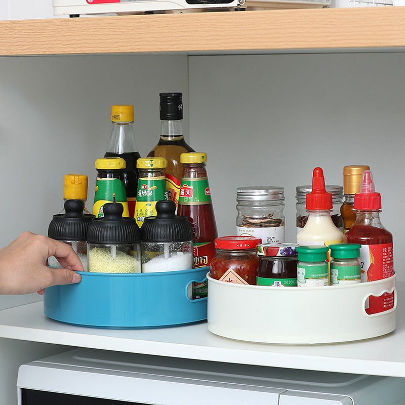 360º Rotating Spice Tray Turntable Kitchen