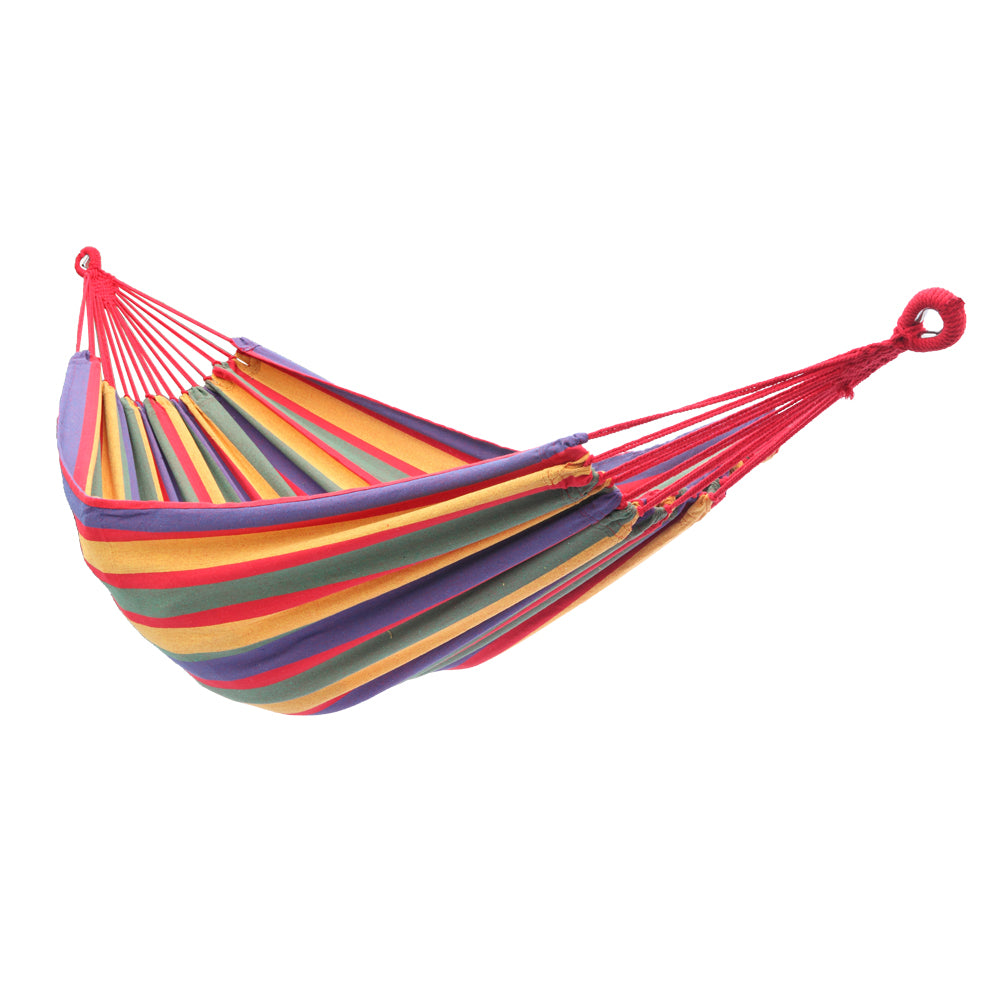 Thick Red Stripe Hammock In A Bag