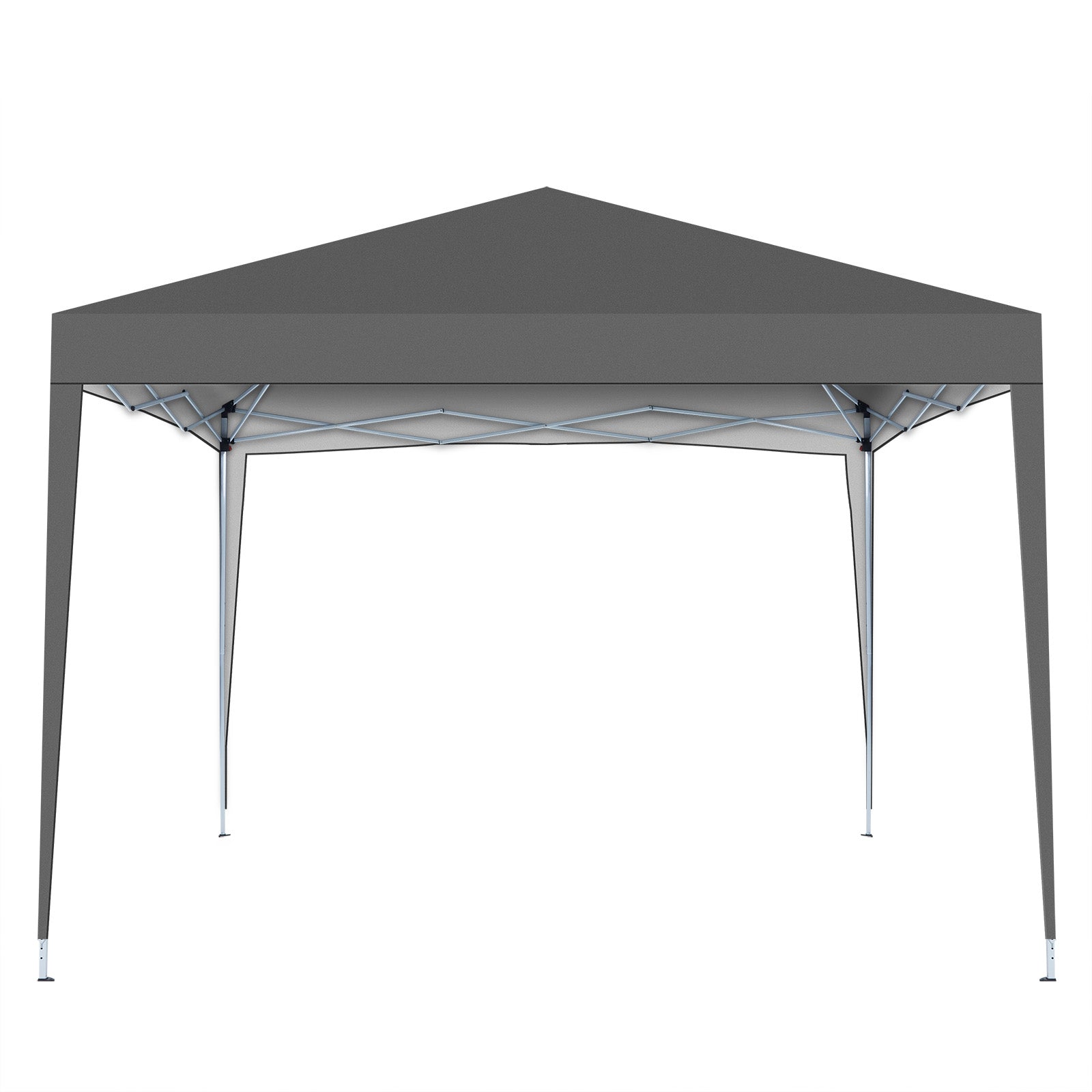 Grey 2m x 2m Pop Up Gazebo with Travel Bag