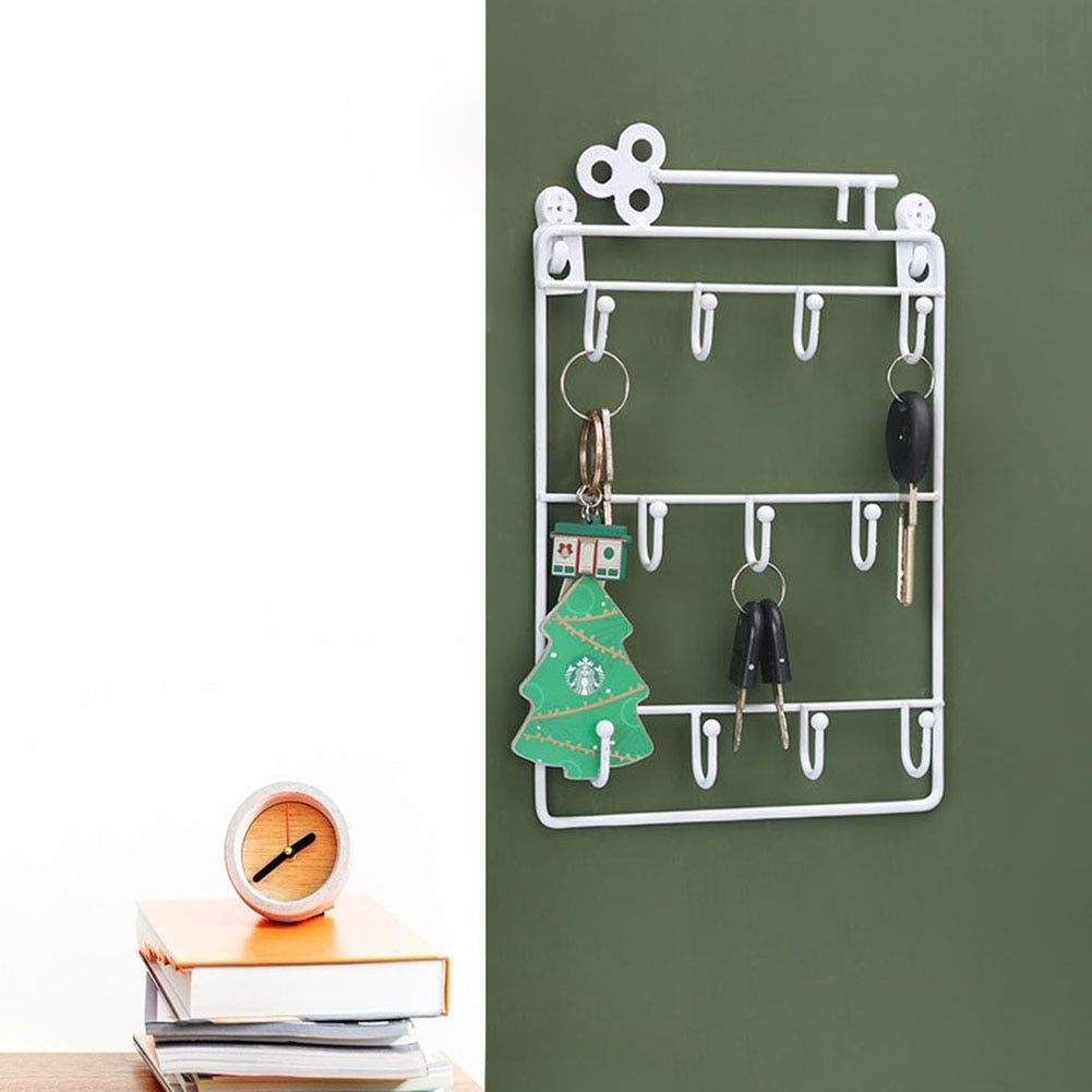11 Hooks Wall Key Holder