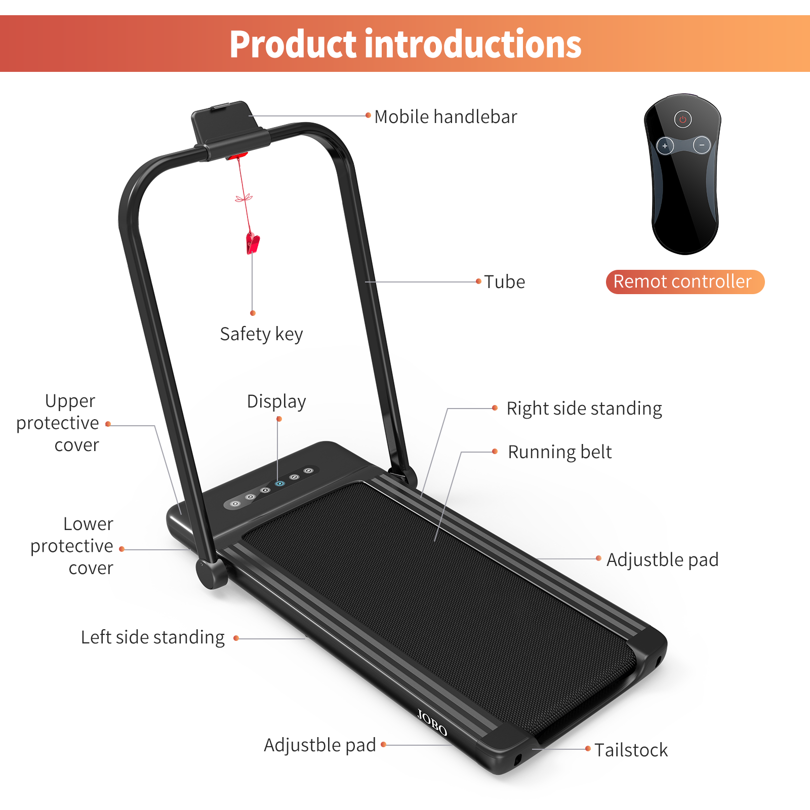 Inova 2 in 1 Folding Treadmill with Bluetooth Nicehomethings