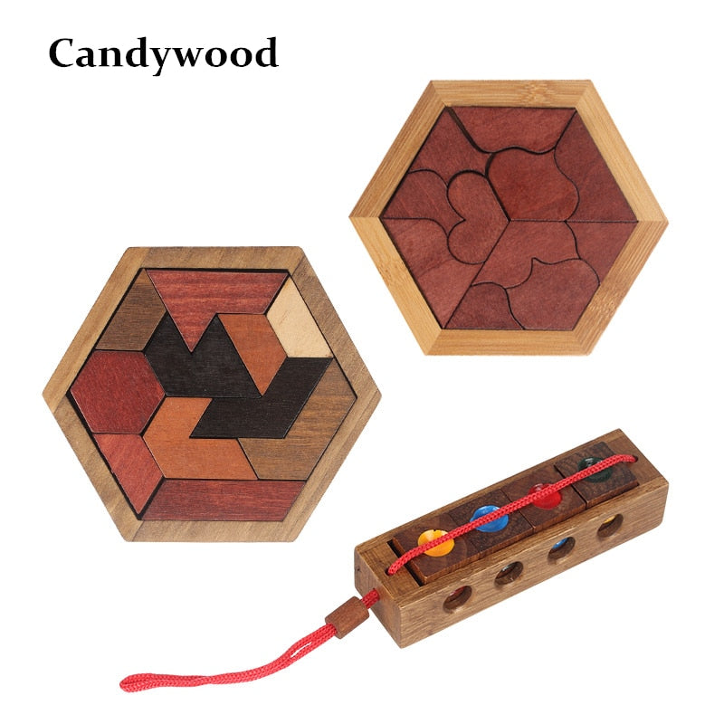 Tangram Wooden Geometric Puzzles