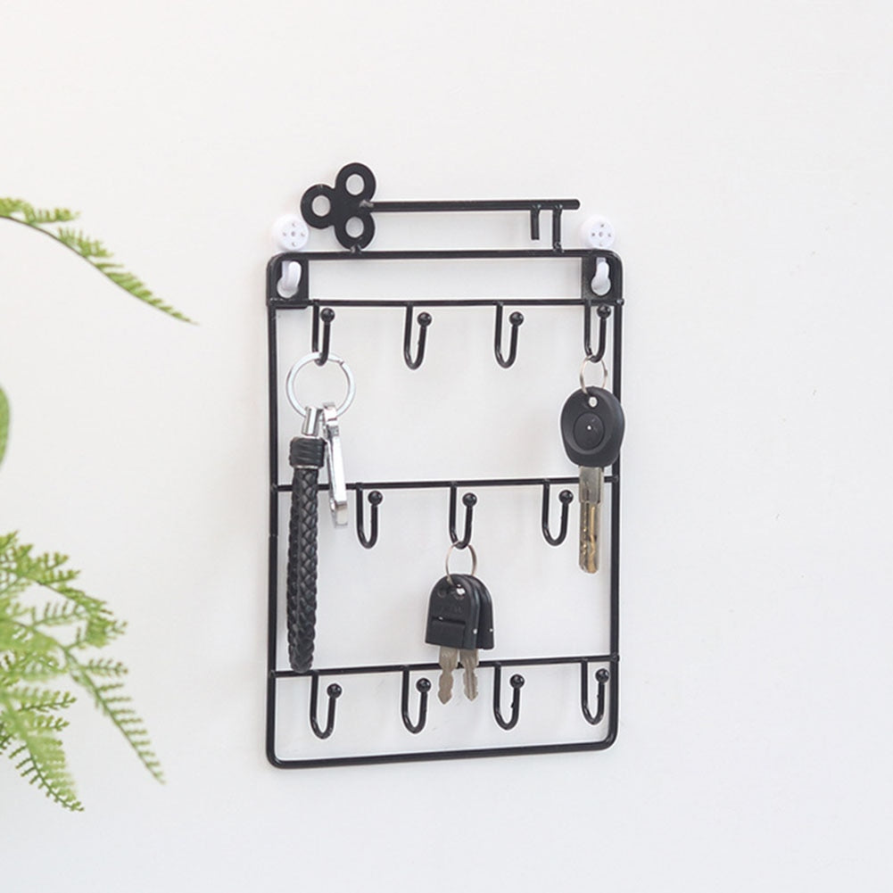 11 Hooks Wall Key Holder