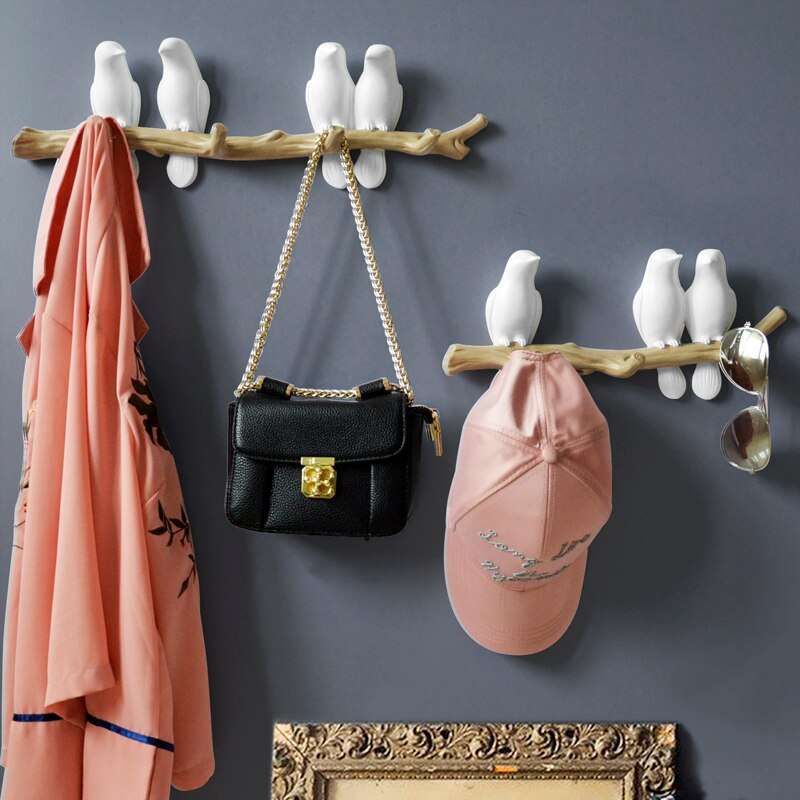 Chirpy Bird Branch Wall Hangers