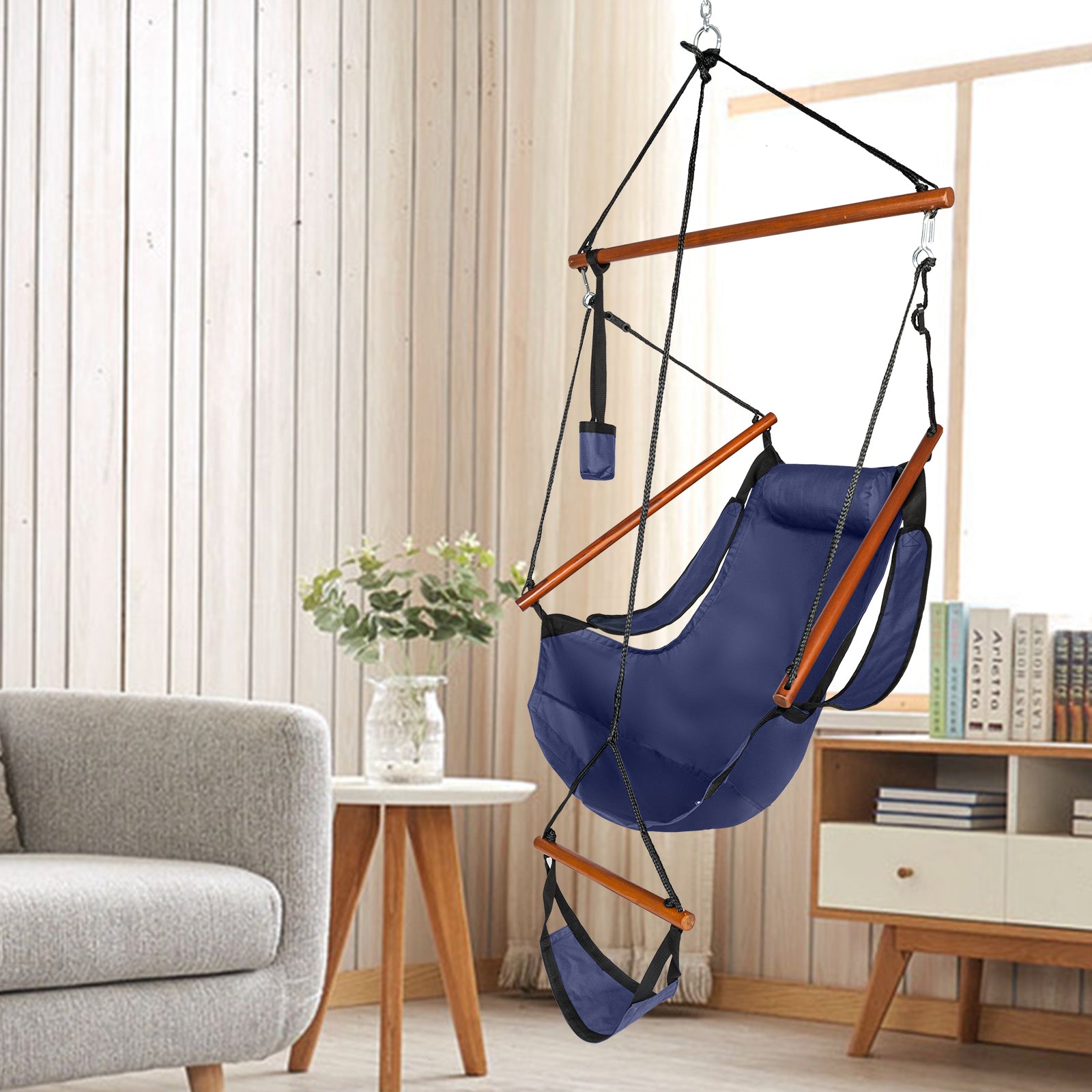 Oxford Blue Hanging Hammock