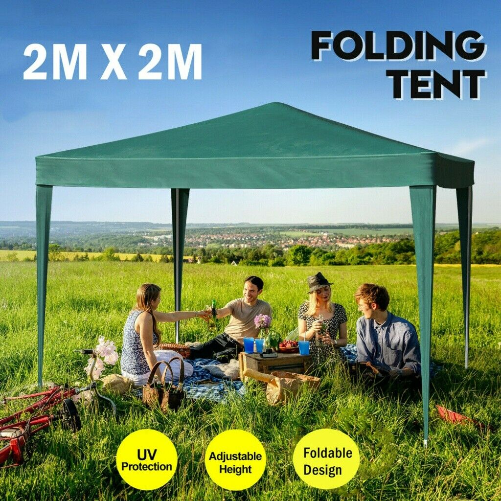Green 2m x 2m Marquee - Full Assembly Necessary