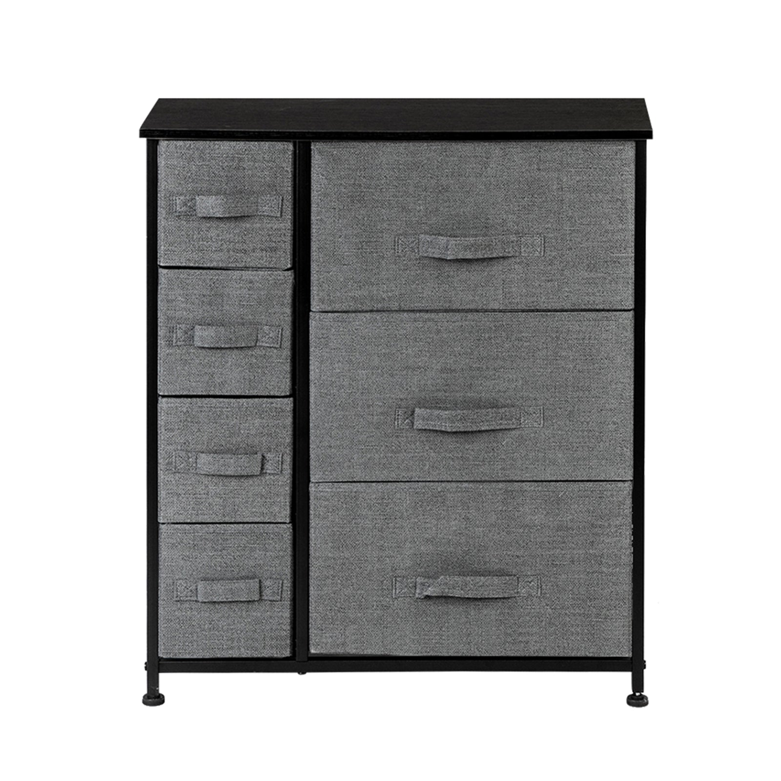 Alina 7-Drawer Linen Dresser - Grey