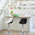 2pcs Evenny Bar Stools - White & Black