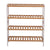 Natural Bamboo 4-Tier Shoe Rack