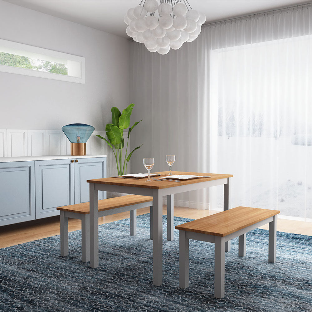 Woodson Dining Bench Set