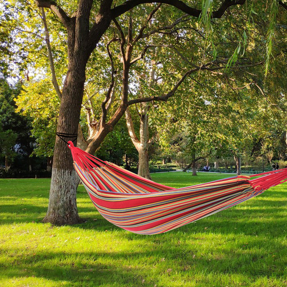Red Stripe Hammock In A Bag