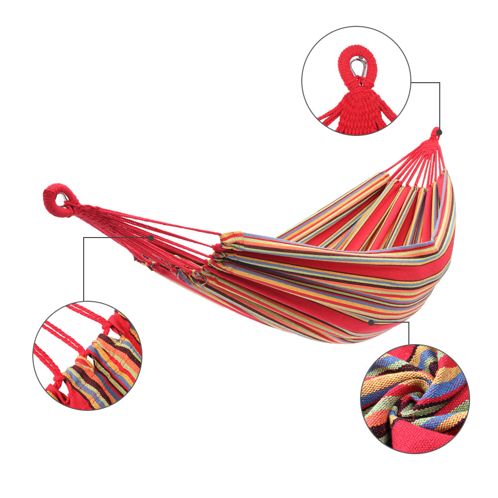 Red Stripe Hammock In A Bag
