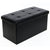 Pitchford Black Tufted Storage Ottoman