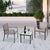2 Seater Mesher Brown Garden Set