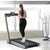 2 in 1 Folding Treadmill with Bluetooth