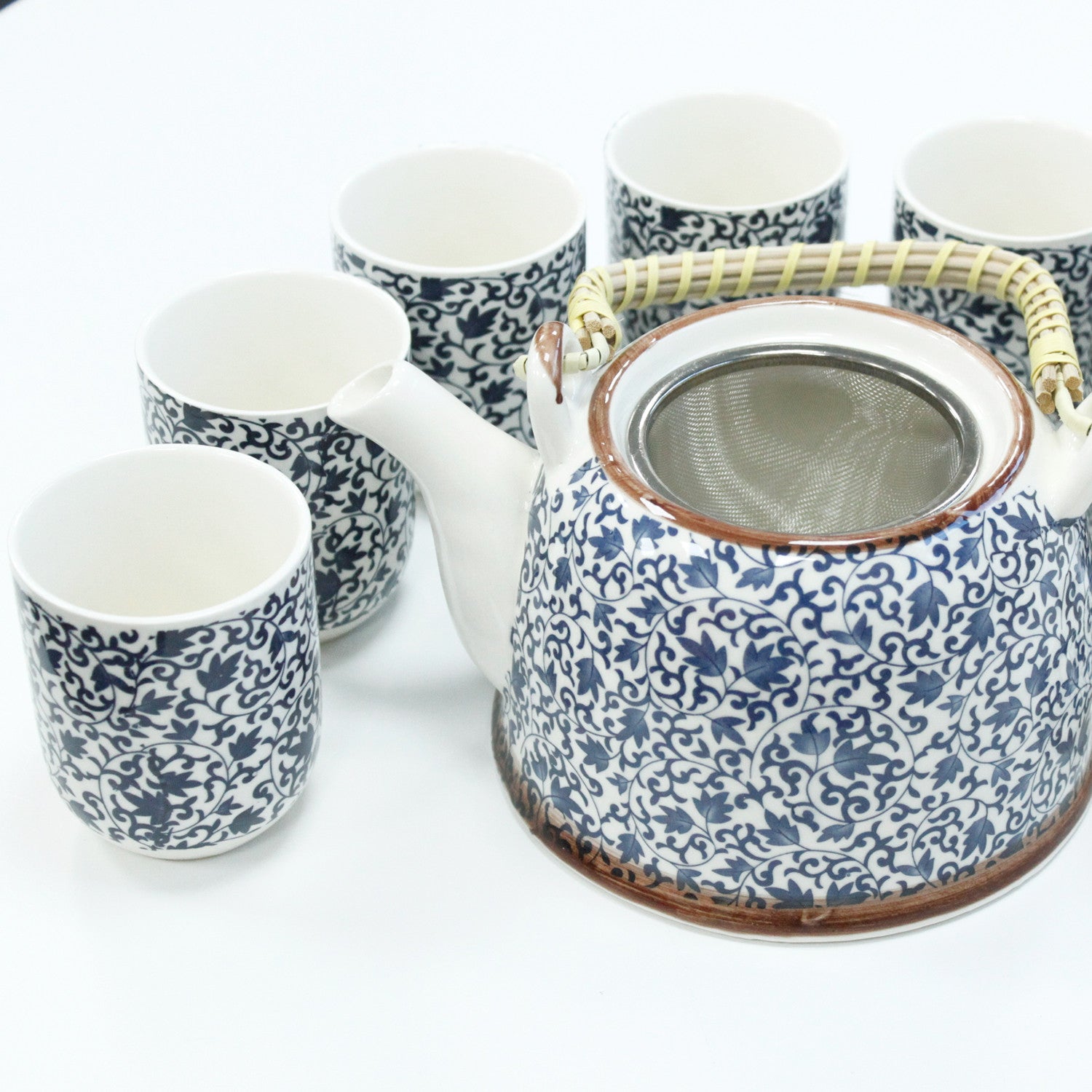 Botanic Blue 7 Piece Loose Leaf Tea Set