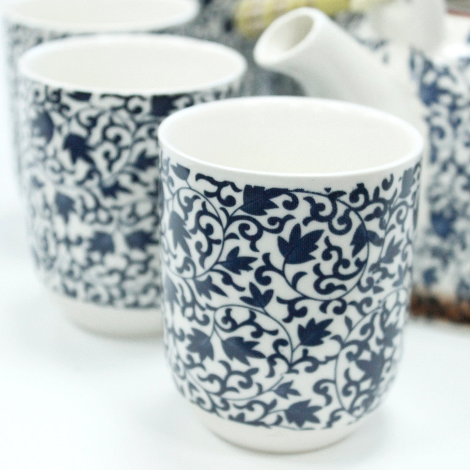 Botanic Blue 7 Piece Loose Leaf Tea Set
